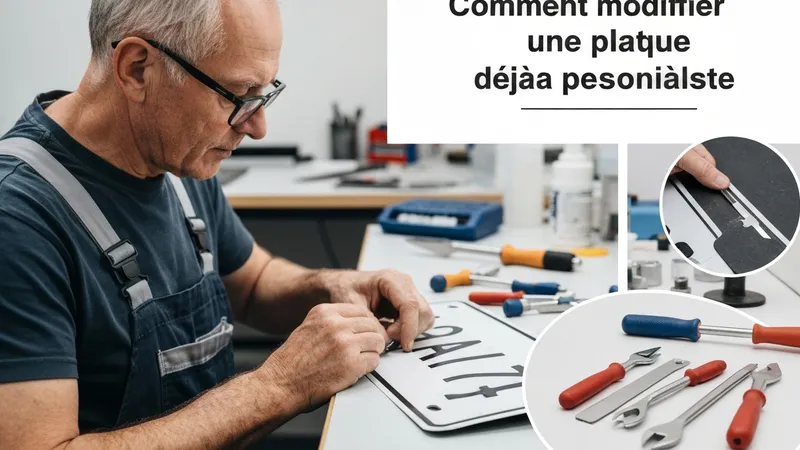 Comment Modifier Une Plaque Deja Existante