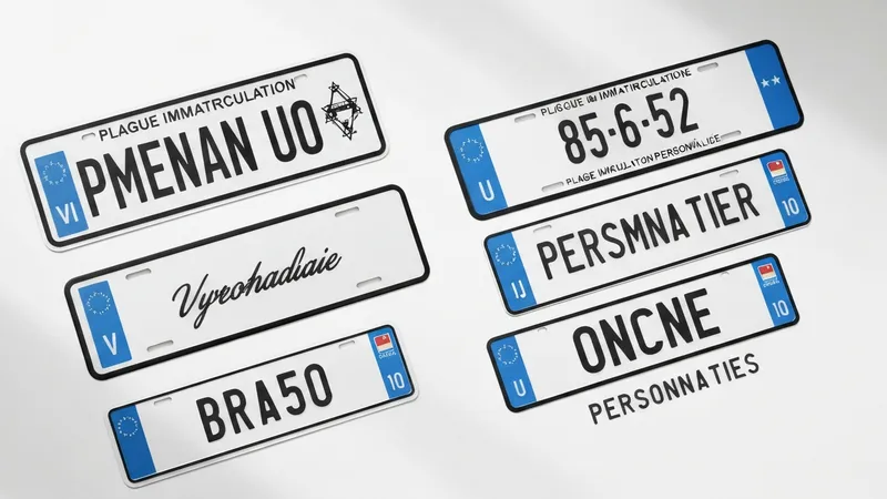 Design et personnalisation des plaques